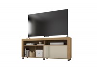 MEUBLE TV JOY 1 PT SLIDING (1 PC) BURITI/OFF WHIT